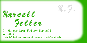 marcell feller business card